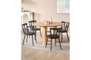 Matsalsstol Beliani Morill set om 4 Black -
