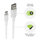 Dbramante1928 USB-A til USB-C Ladekabel 2,5m - 36W - Resirkulert Plast