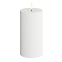 Deluxe Homeart LED blokklys utendørs 7,5x15 cm hvit