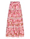 by Ti Mo Cotton Slub Skirt   Red   XL
