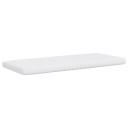  Skummadrasser 2 stk hvit 100x200 cm 7-Zone hardhet 20 ILD 356364
