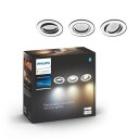 Philips Hue WA Milliskin Downlight Rund 3x5w Hvit - 60575