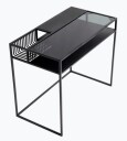 Muubs Denver Skrivebord Metall/Glass Sort