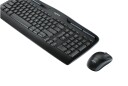 Logitech MK330 Trådløs Tastatur og Mussett Full størrelse Nordisk Svart