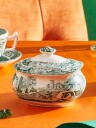 Spode Heritage Green Italian Sukkerskål Grønn