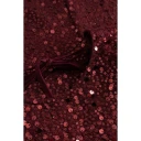 Noella Pastis Short Dress   Burgundy   XXL