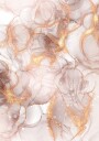 Elegant Fluid Art with Gold Accents plakat Plakat / 100x150cm