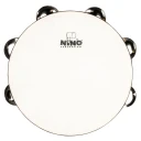 Nino Percussion NINO946 Tamburin m.skinn Wood 8" 2 rows