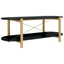 vidaXL Salongbord svart 110x48x40 cm konstruert tre