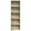 Bokhylle sonoma eik 60x30x189 cm konstruert tre