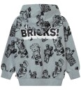 LEGO® Fortnite Cardigan   LWSian 702   Grå m. Trykk   LEGO® Wear   10 år (140)   Cardigan Hvit Rosa Svart