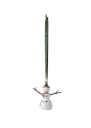 Kähler Hammershøi Christmas snøjente hengende 6,5 cm hvit m/ dekor