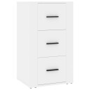 vidaXL Skjenk hvit 40x33x70 cm konstruert tre