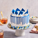Funcakes Choco Drip Royal Blå 180g 