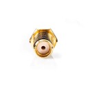 Nedis SMA Connector Rett Hunn Gull Belagt 50 Ohm Krympe Kabeltilførselsdiameter: 2.55 Mm Metall 2 Stk. Boks
