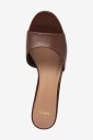 Mango   Sandaletter Hide   Brun