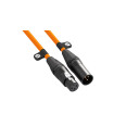 Røde 3m XLR-kabel med han-hun kontakt - Oransje