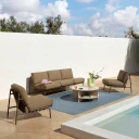 Muuto Lounge Sofa Settle 2 seater Ribbed Weave 5/Taupe