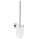 GROHE Essentials, Toalettbørste og holder, Krom, Glass, Metall