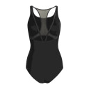 Arena Mesh Panels Swimsuit Power Back badedrakt dame Svart 34