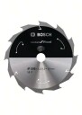 Bosch 165mm Standard For Wood Sirkelsagblad med 12 Tenner for Batteridrevne Sager