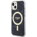 Deksel Guess Guhmp14spcumak Iphone 14 6.1&Quot  Svart/Svart Hardcase Marble Magsafe