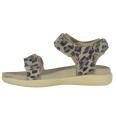 Woden Sandaler   Cirkeline Leo Suede   Leopard   Woden   27   Sandals Beige Brun Svart