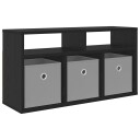  Lavbord med skuff Svart Eik 72 x 22,5 x 38 cm