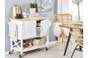 Melesse Serveringsvogn 102 cm - Hvit