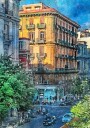 Vibrant City Corner Plakat / 70x100