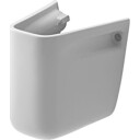 D-kode halvkolonne for 070545 white 215 x 225 x 705 mm