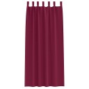  Gardiner med gardiner 2 pcs Vinrød Polyester