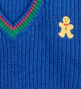Bobo Choses Genser   Strikk   Pepperkaker   Blue   Bobo Choses   10 11 år 140 146   Genser   Blå