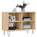 vidaXL TV-benk sonoma eik 69,5x30x50 cm konstruert tre