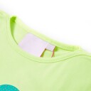 vidaXL T-skjorte for barn fluogul 116