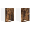  Hengende skap Riga 2 pcs Gammel treverk og hvit 30 x 31 x 40 cm