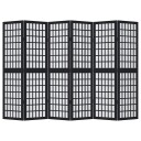  Romdeler 6 paneler svart heltre keisertre 8721012074736