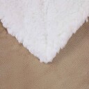 vidaXL Kastteppe Kamel 240 x 270 cm Fleece