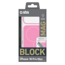 SBS Block-etui til iPhone 18 Pro Max, MagSafe-kompatibelt – rosa