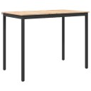 vidaXL Barbord Naturlig 140 x 80 x 105 cm Massiv furu