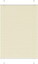  plisségardin krem 95x100 cm Stoff Bredde 94,4 Polyester
