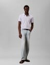 Calvin Klein Jeans Ss Open Collar Casual Pique Polo Purple XL