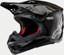 Alpinestars Supertech S-M10 Solid 2024 Motocross Hjelm S Svart