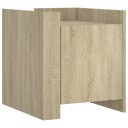  Nattbord sonoma eik 45x50x50 cm konstruert tre 848299