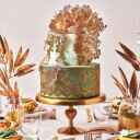 Gullfarget Cake Lace Mix Ferdig Til Bruk Perle Gull 200g | Slikkepott.No