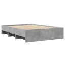  Sengeramme betonggrå 140x190 cm konstruert tre 8721102856884