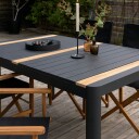 Venture Home Design Togo Hagebord - Sort/Teak 1642189-01-118 1691112-02-0