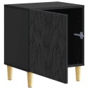  Nattbord Svart 43 x 34,5 x 50 cm Konstruert tre