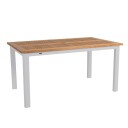Brafab Lyon Spisebord 95x152 210cm   Lys Grå/Teak