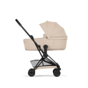 Cybex Coya Matt Black Med Liggedel Cozybeige